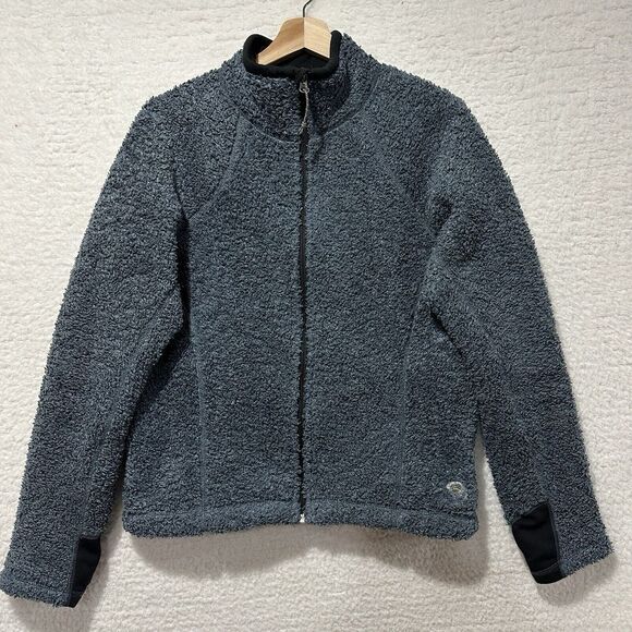 Mountain Hard Wear Women's Blue Full Zip Fleece Jacket Size M/M USA‎ Made - Picture 1 of 13